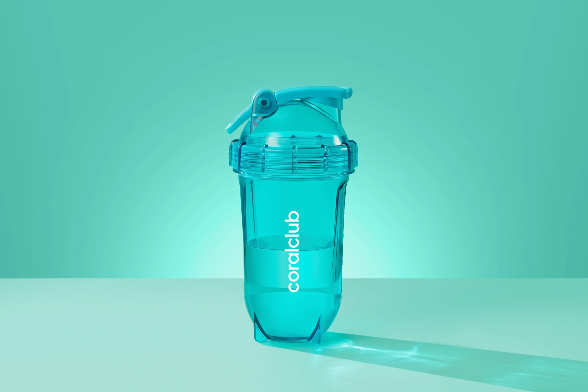 Coralclub shaker, világoskék